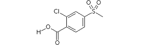 2-хлоро-4-метилсульфонил-бензоиц ацид 
