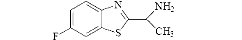 1-(6-флуоро-2-бензотиазолил)етиламин 