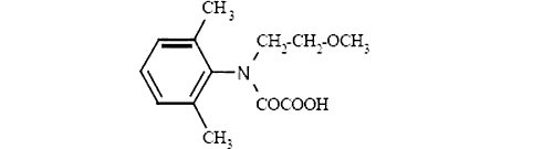 н-(2,6-диметилфенил)-н-(2-метоксиетил)оксаламиц ацид 
