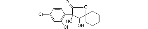 3-(2,4-дихлорофенил)-3,4-дигидрокси-1-оксаспиро[4.5]декан-2-он 