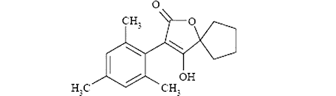4-гидрокси-3-меситил-1-оксаспиро[4.4]нон-3-эн-2-он 