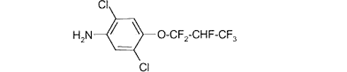 2,5-дихлоро-4-(1,1,2,3,3,3-гексафлуоро-пропокси)-фениламин 