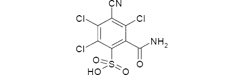 2-амидо-3,5,6-трихло-4-цианобензенесульфониц ацид 