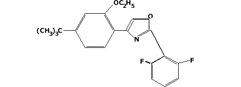 4-(4-терт-бутил-2-этоксифенил)-2-(2,6-дифлуорофенил)оксазол.