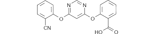 2-[6-(2-цианофенокси)пиримидин-4-илокси]бензоиц ацид 