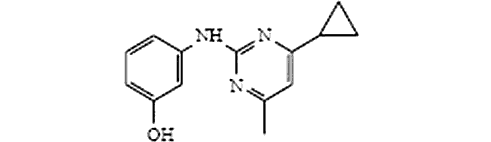 3-(4-циклопропил-6-метилпиримидин-2-иламино)фенол 