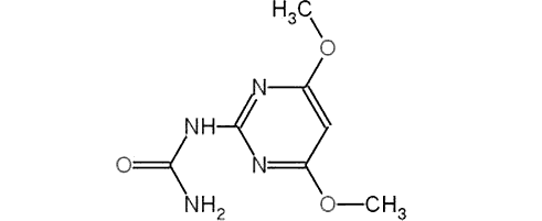 4,6-диметоксипиримидин-2-ил-мочевина 