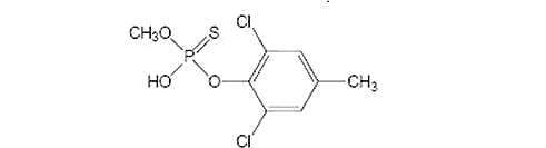 о-(2,6-дихлоро-4-метилфенил) о-метил о-гидроген фосфоротиоат 