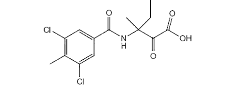 3,5-дихлоро-н-(2-карбокси-1-этил-1-метил-2-оксоетил)-4-метилбензамид 