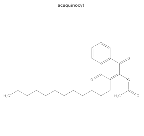 структурная формула ацеквиноцил