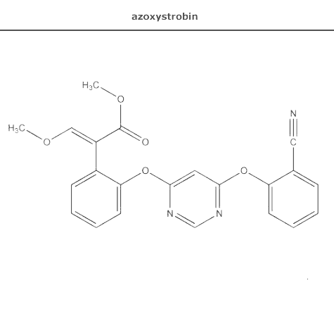структурная формула азоксистробин