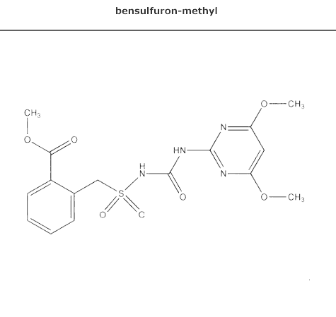 структурная формула бенсульфурон-метил