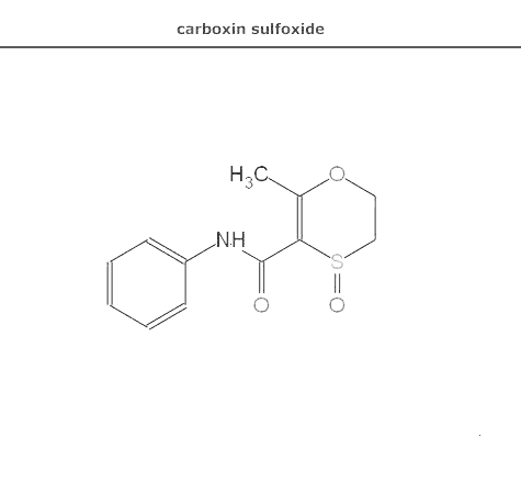 структурная формула карбоксин cульфоксид