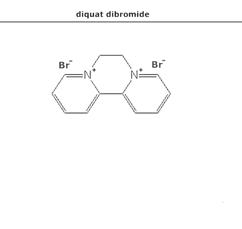 структурная формула дикват дибромид