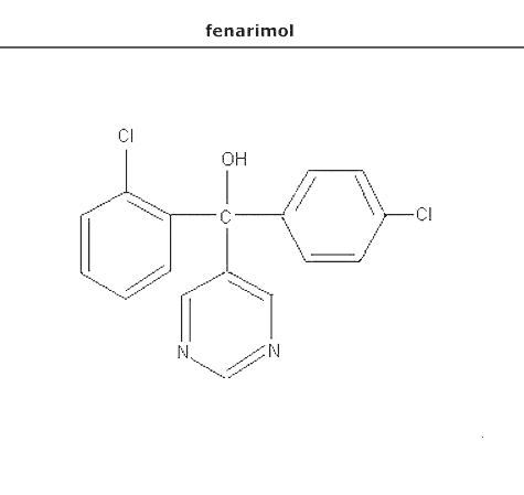 структурная формула фенаримол