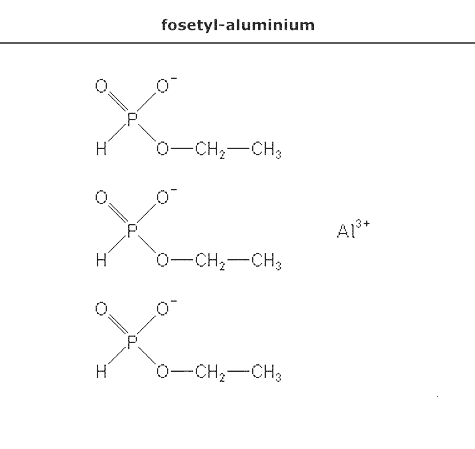 структурная формула алюминия фосэтил