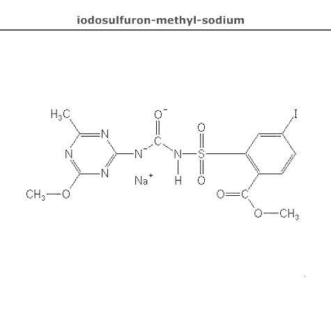 структурная формула йодосульфурон-метил-натрий