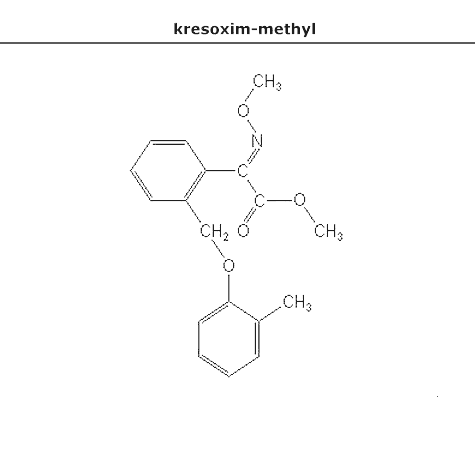 структурная формула крезоксим-метил