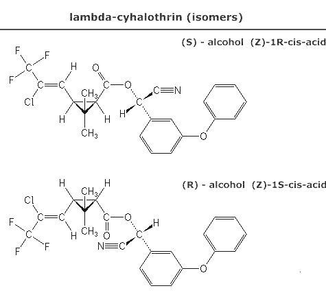 структурная формула лямбда-цигалотрин