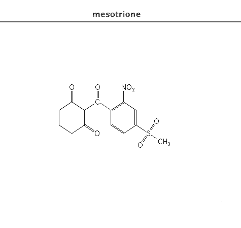 структурная формула мезотрион