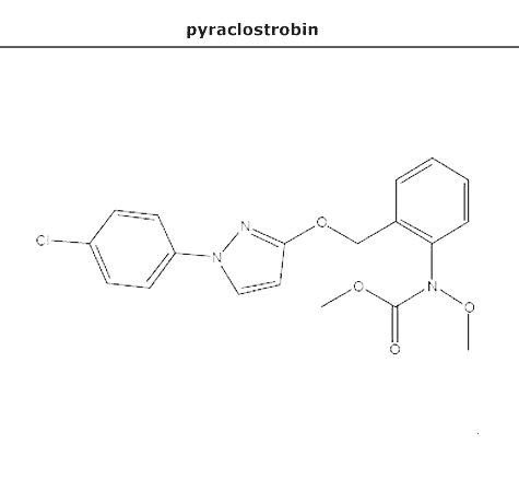 структурная формула пираклостробин