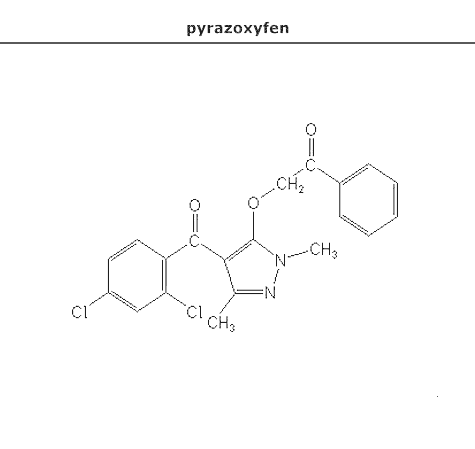 структурная формула пиразоксифен