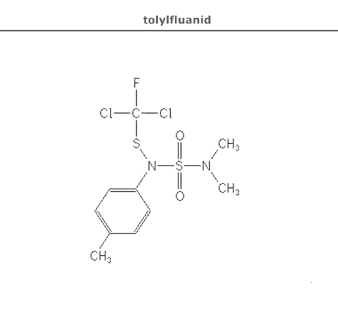 структурная формула толилфлуанид