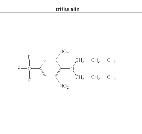 структурная формула трифлуралин