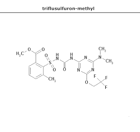 структурная формула трифлусульфурон-метил