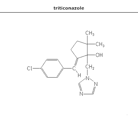 структурная формула тритиконазол