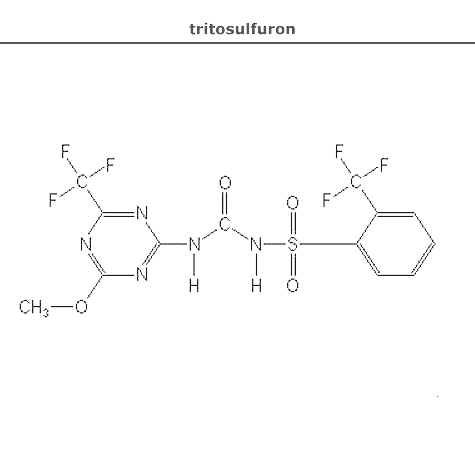 структурная формула тритосульфурон
