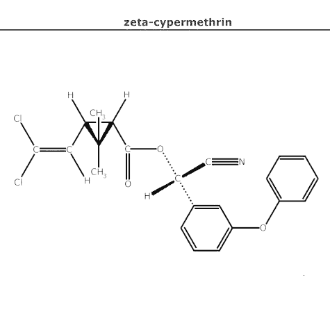 структурная формула зета-циперметрин