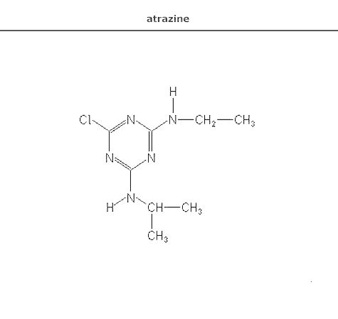 структурная формула атразин