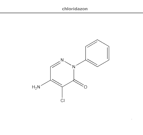 структурная формула хлоридазон
