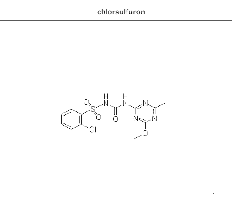 структурная формула хлорсульфурон