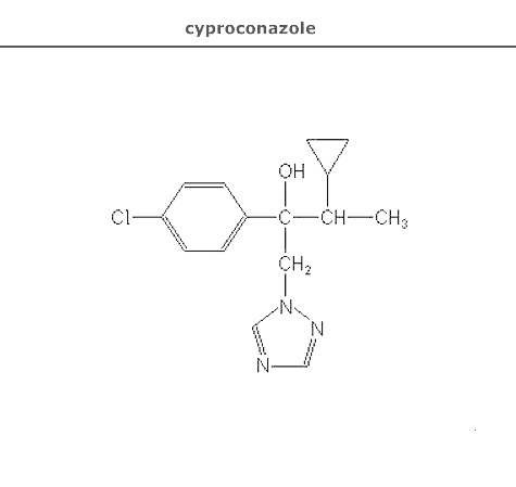 структурная формула ципроконазол