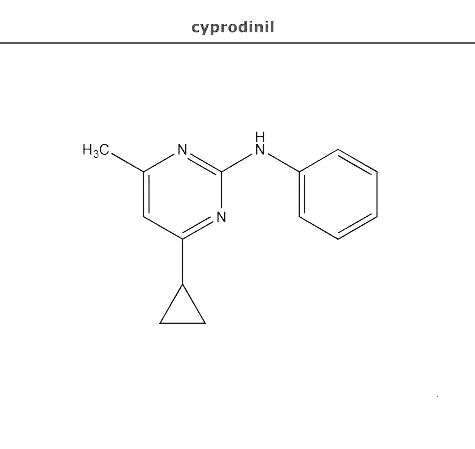 структурная формула ципродинил