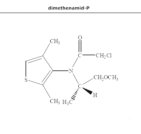 структурная формула диметенамид-Р