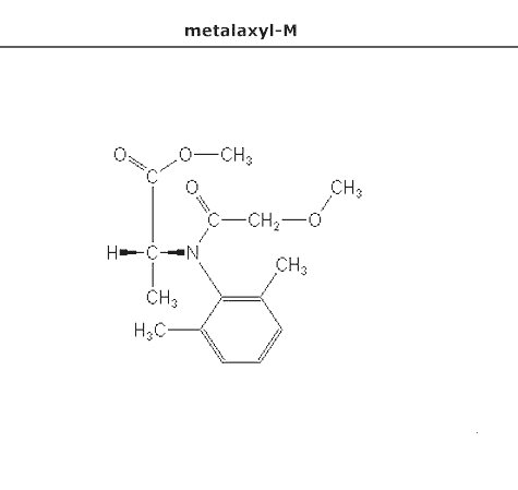 структурная формула металаксил М