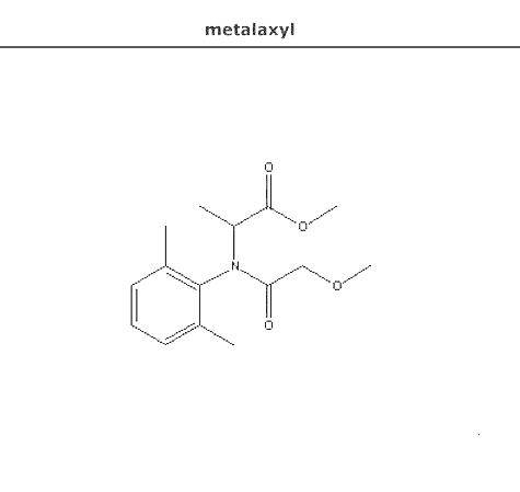 структурная формула металаксил