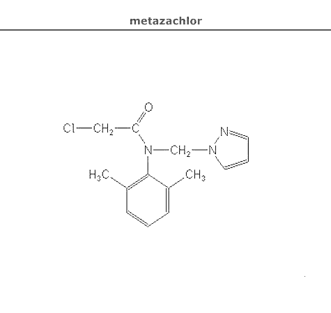 структурная формула метазахлор