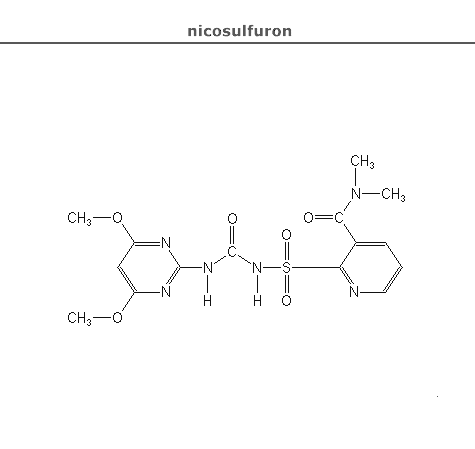 структурная формула никосульфурон