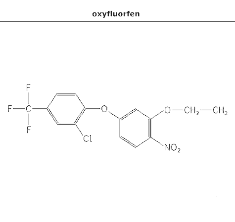 структурная формула оксифлуорфен