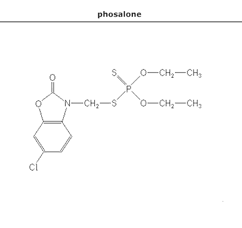 структурная формула фозалон