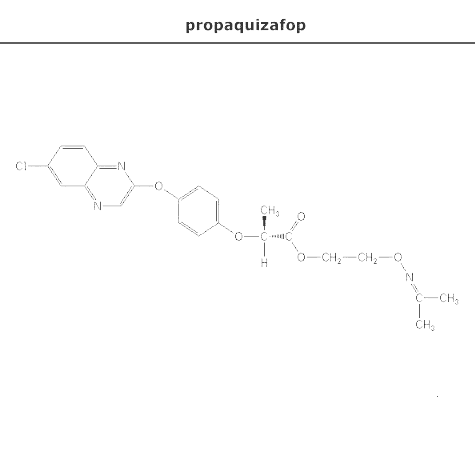 структурная формула пропаквизафоп