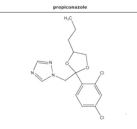 структурная формула пропиконазол