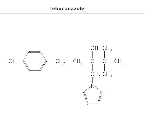 структурная формула тебуконазол