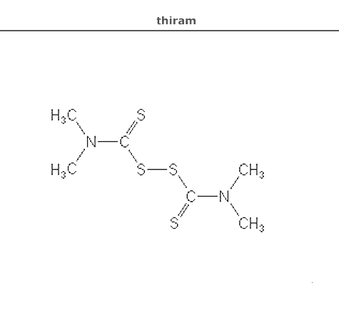 структурная формула тирам
